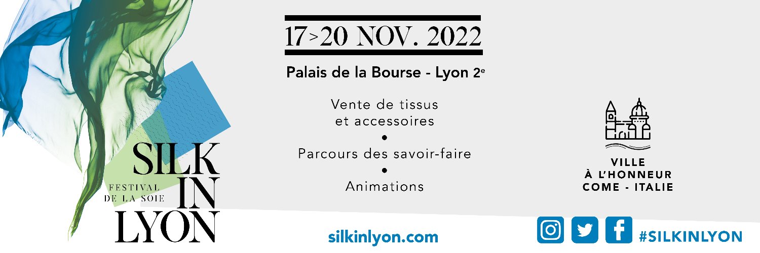 SILK IN LYON - Festival de la Soie banner