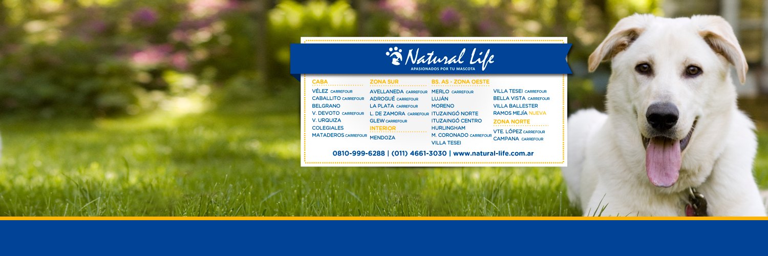Natural Life Pet banner