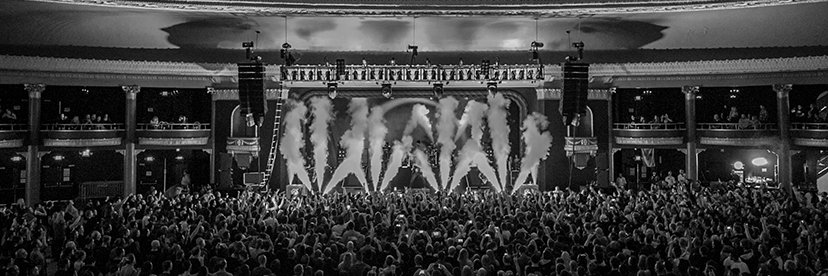 The Rave / Eagles Club's banner