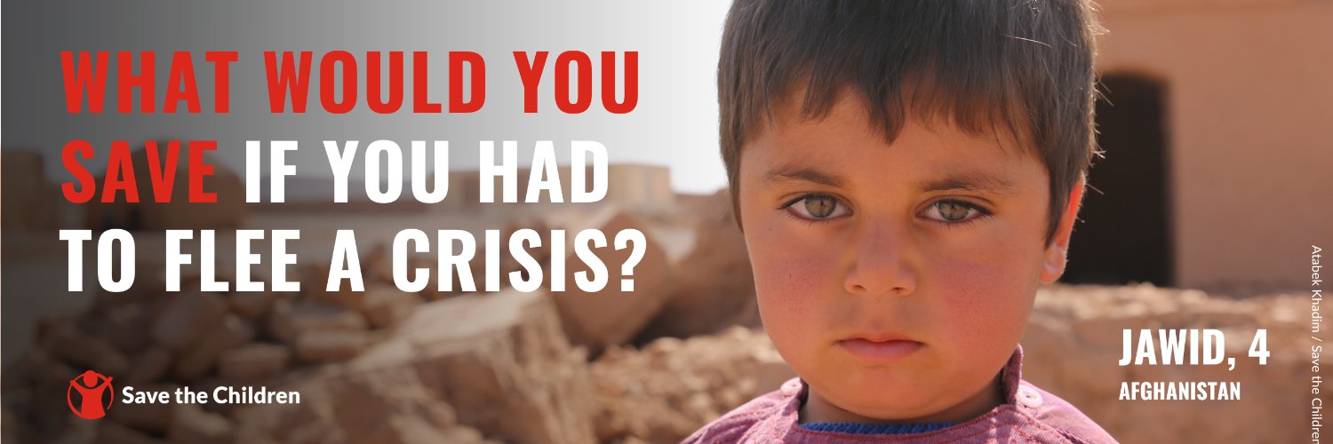 Save the Children - Afghanistan's banner