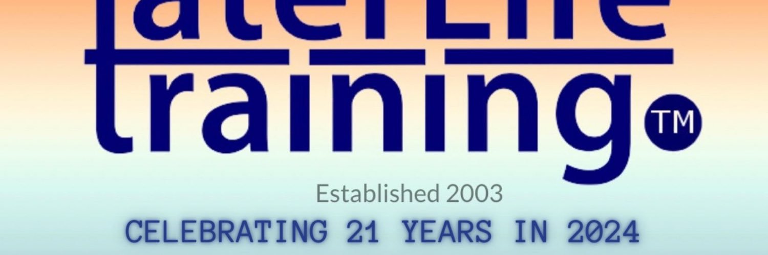Later Life Training banner