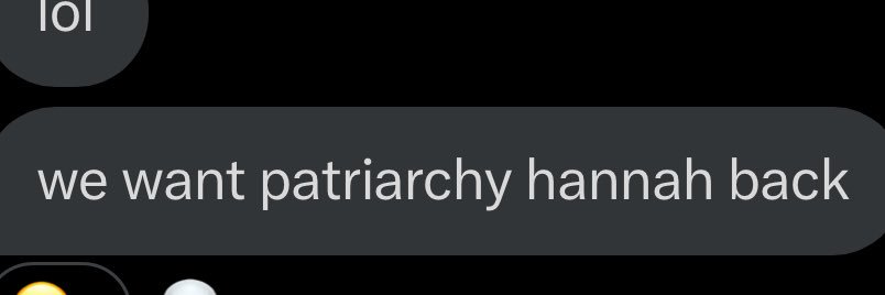 Patriarchy Hannah banner