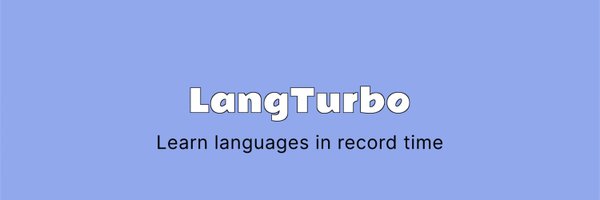 LangTurbo Profile Banner