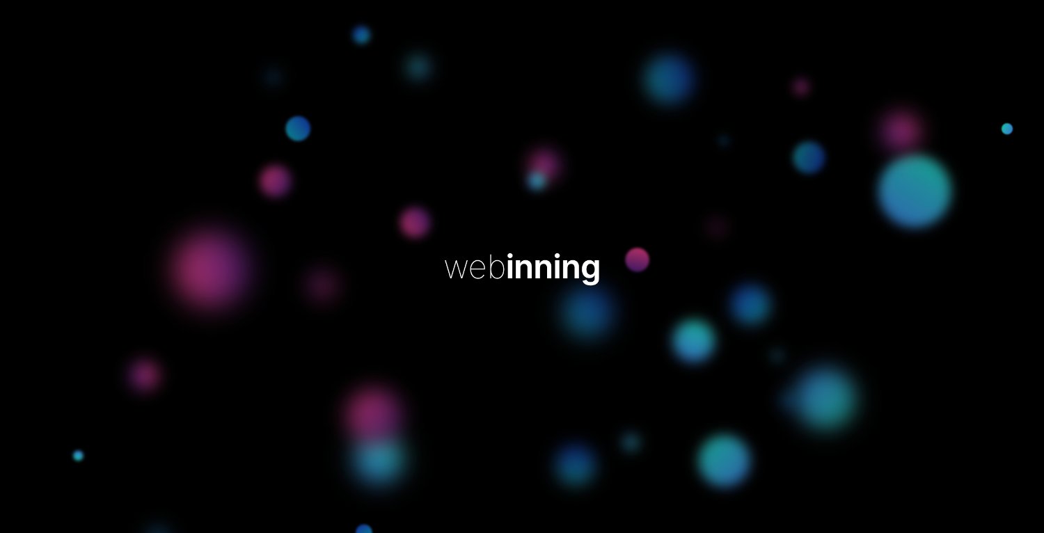 webinning's profile banner image