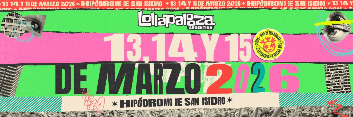 Lollapalooza Argentina banner