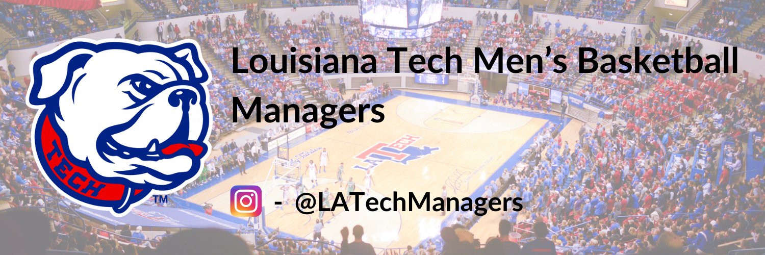 LA Tech MBB Managers banner