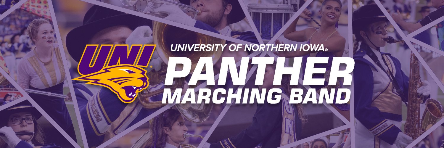 UNI Panther Marching Band banner