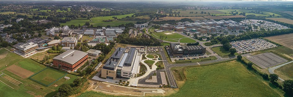 Norwich Research Park's banner