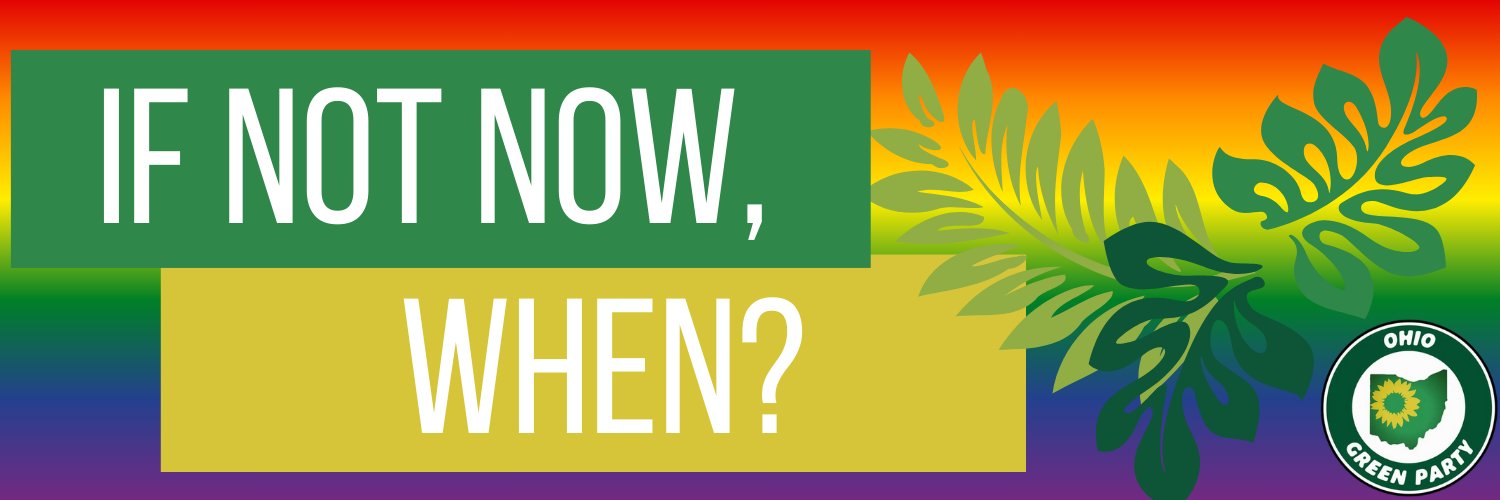 Ohio Green Party Lavender Caucus's banner