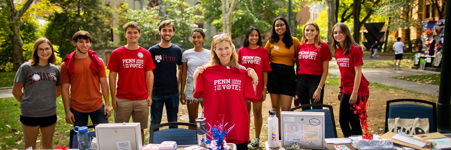 Penn Leads The Vote banner