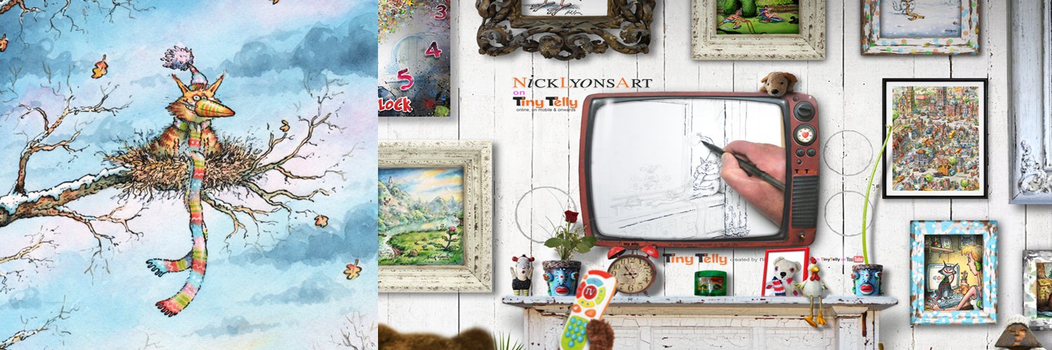 nicklyonsart's profile banner image
