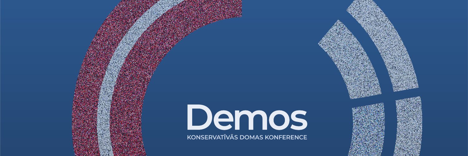 Konservatīvās domas konference "Demos"'s banner