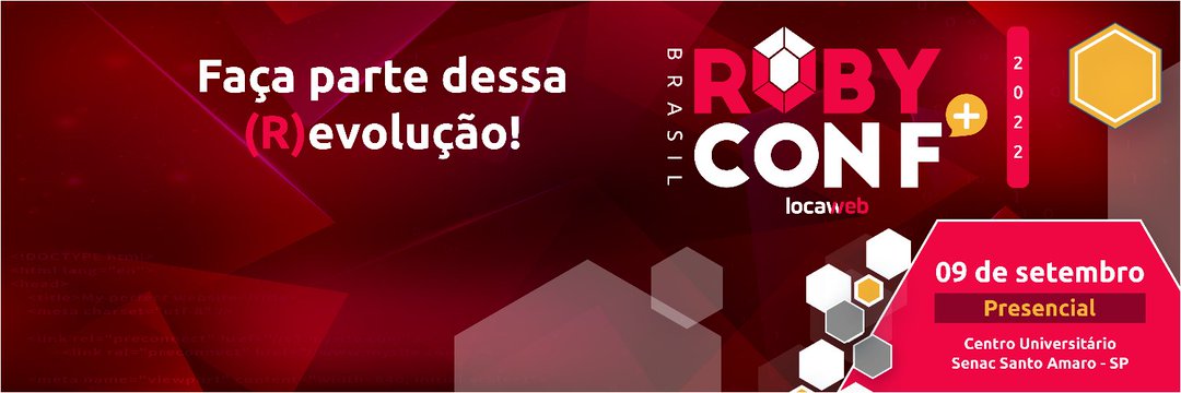 RubyConf Brasil banner