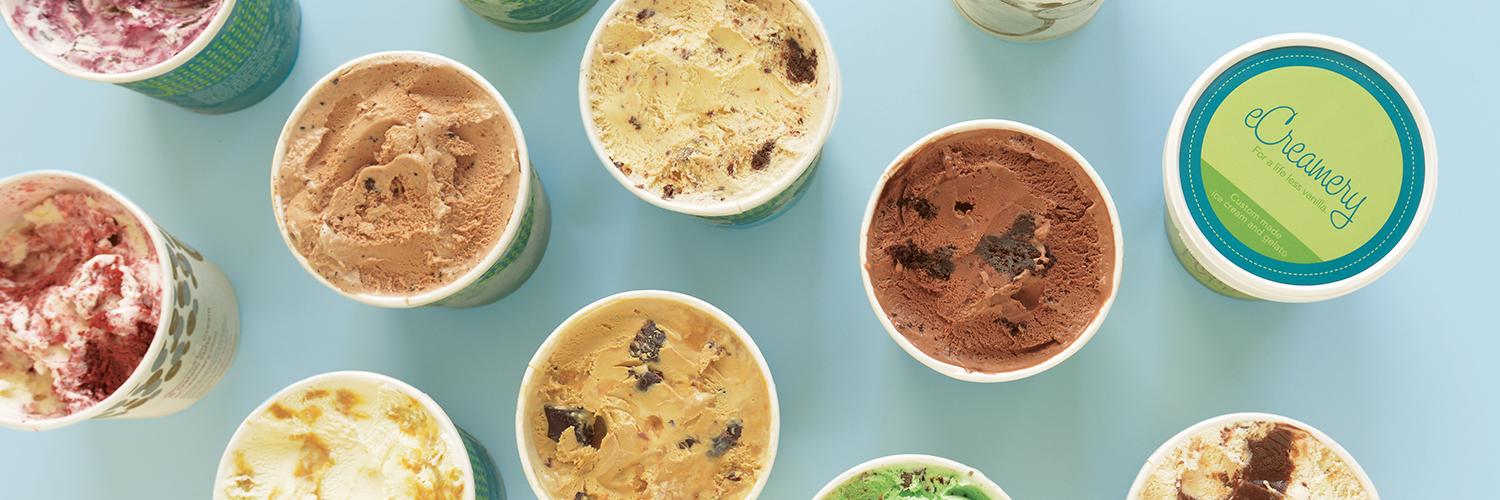 eCreamery Ice Cream banner