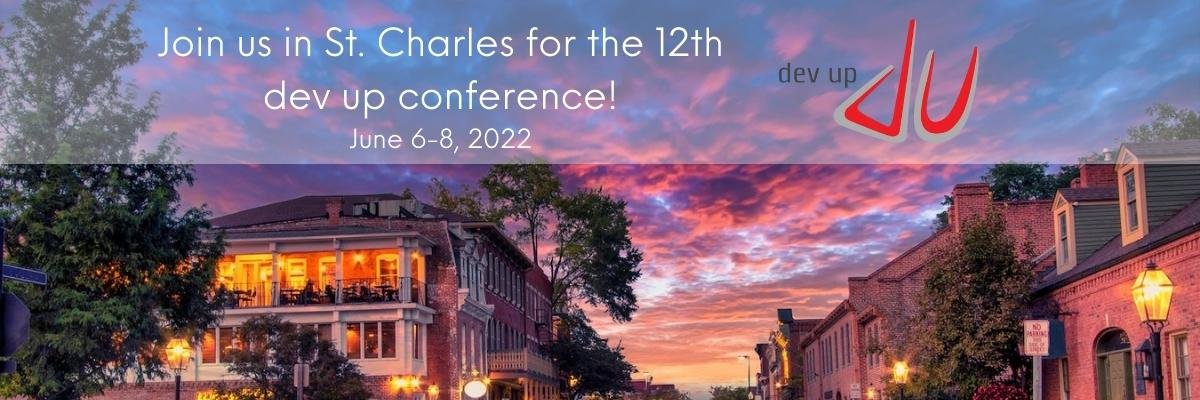 dev up Conference banner