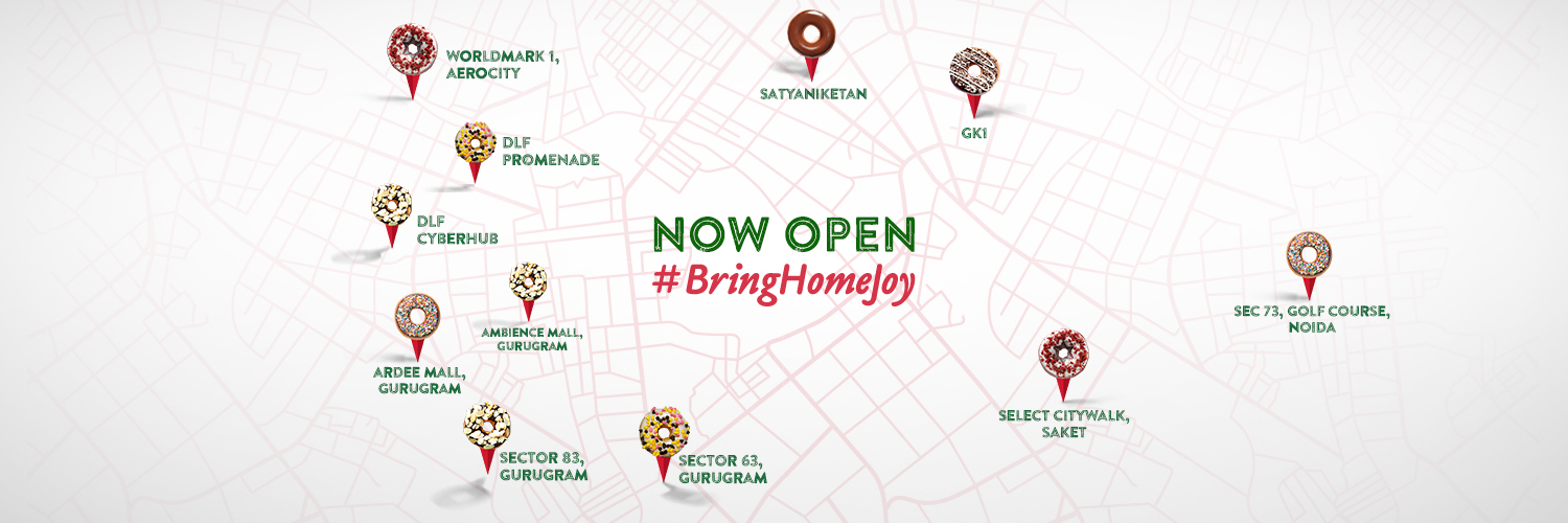 Krispy Kreme India banner