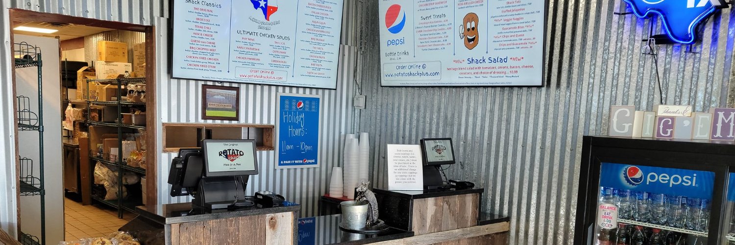Potato Shack Plus banner