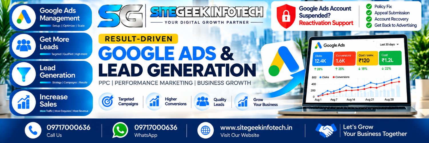 sitegeekinc's profile banner image