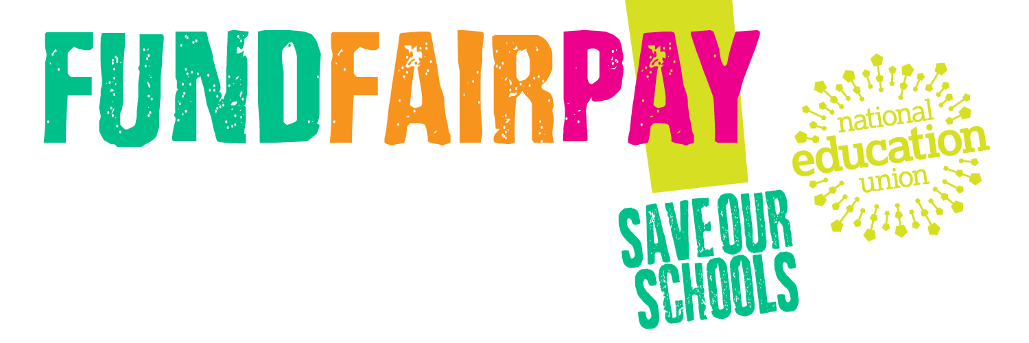 Waltham Forest National Education Union's banner