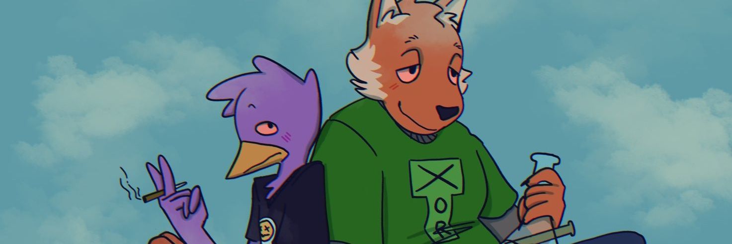 CofiʇoƆ but gayer's banner