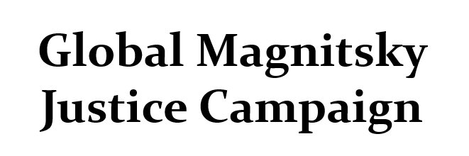 Global Magnitsky Justice Campaign's banner