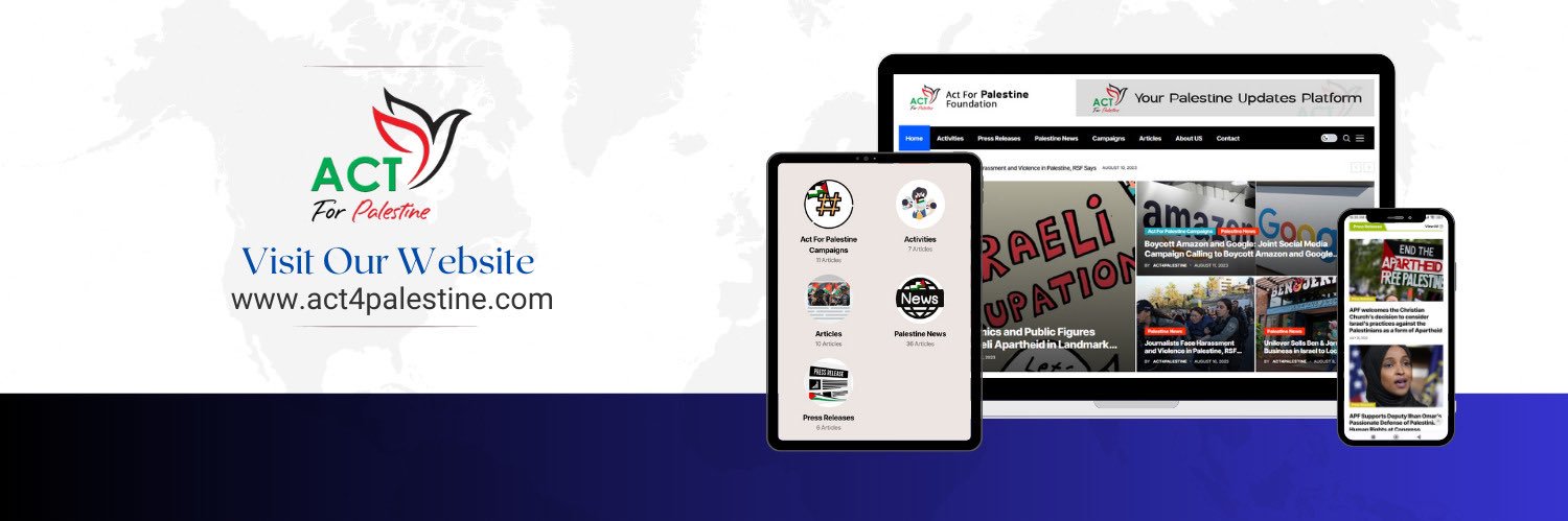 ACT 4 PALESTINE 🇵🇸 JAPAN 2 banner