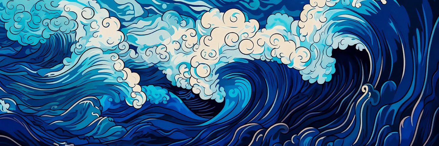 Blue crypto 🐉 $MON banner
