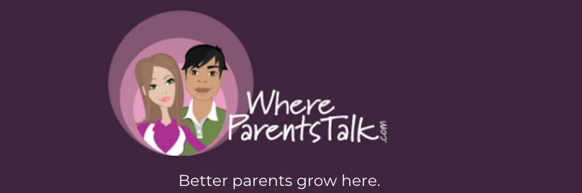 WhereParentsTalk.com banner