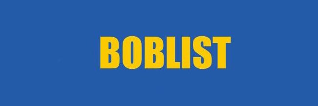 BOBLIST banner