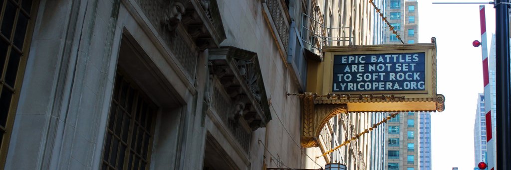 Lyric Opera of Chicago banner