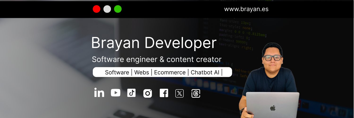 DeveloperBrayan's profile banner image
