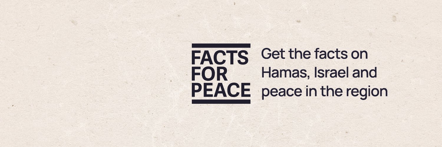 FactsForPeace's banner