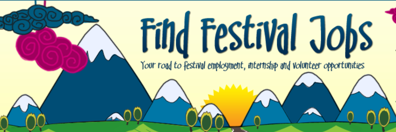 Find Festival Jobs banner