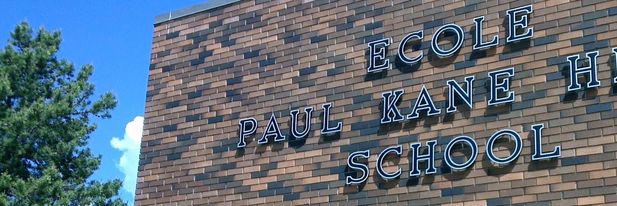 Paul Kane HS banner