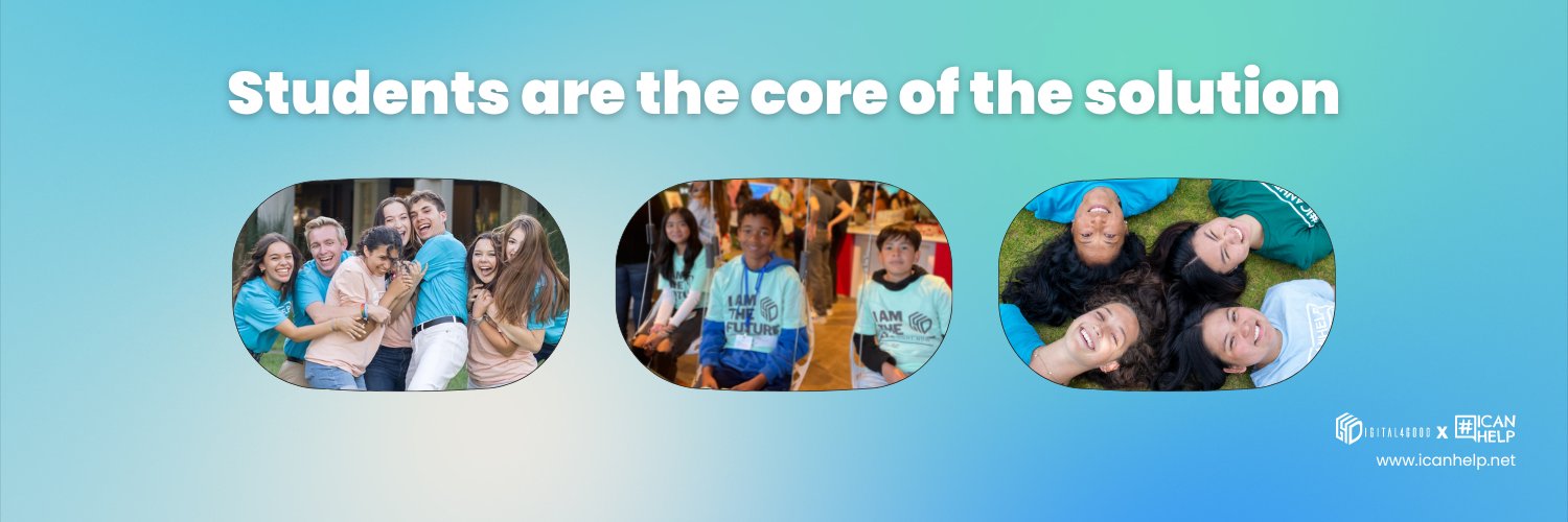 Digital4Good x #ICANHELP banner