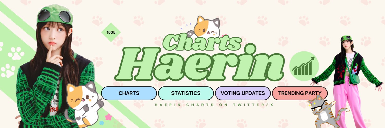 Haerin Charts banner