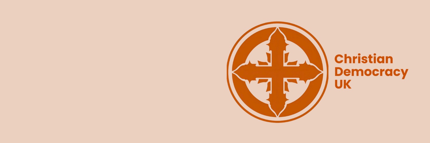 Max Stenner - Chair of Christian Democracy UK banner