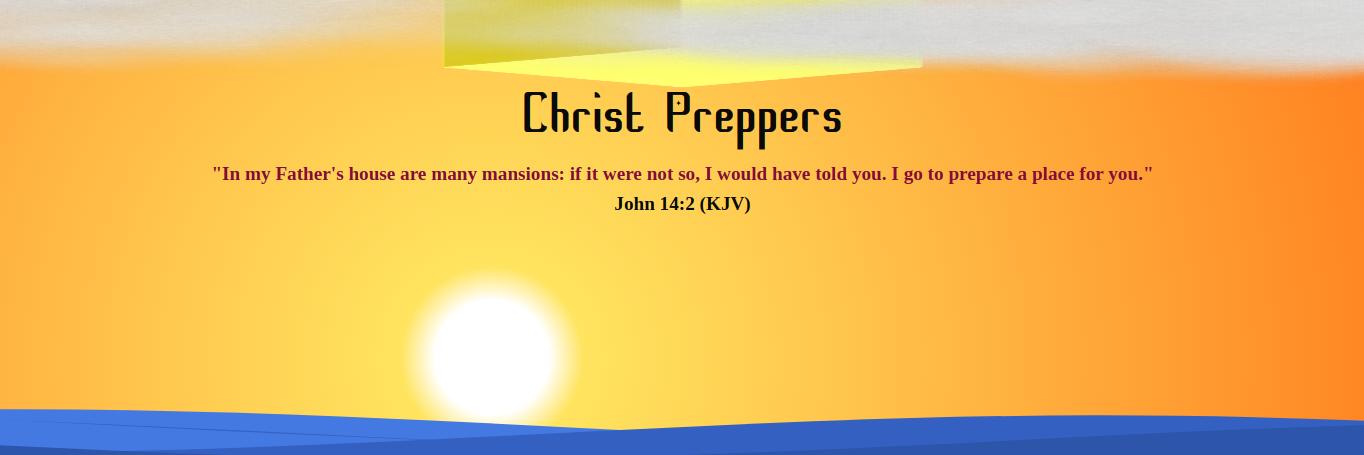 christprepper's profile banner image
