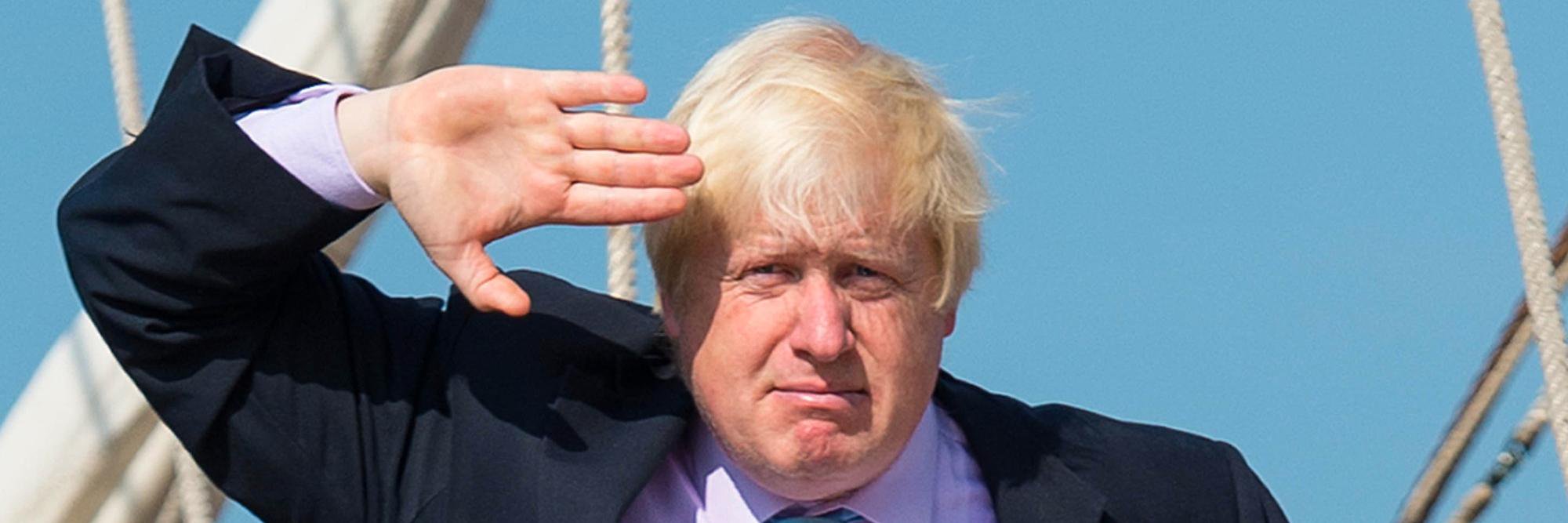Not Boris Johnson banner