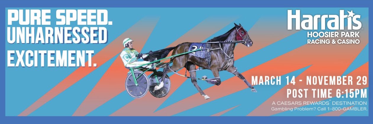 Harrah's Hoosier Park's banner
