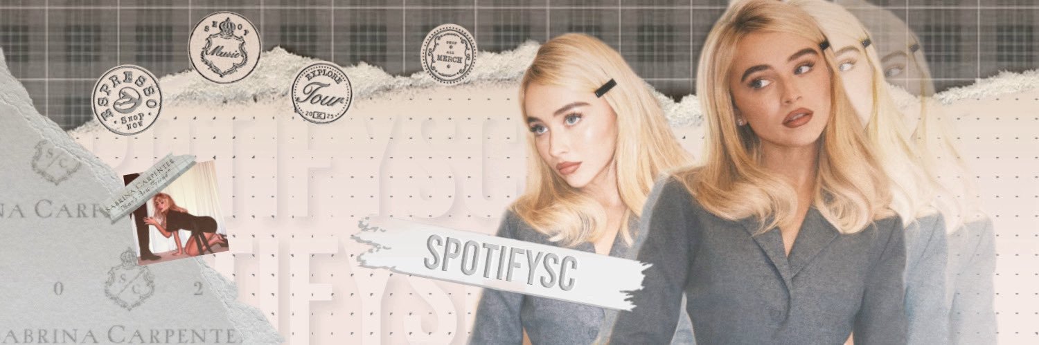 Sabrina Carpenter Spotify's banner