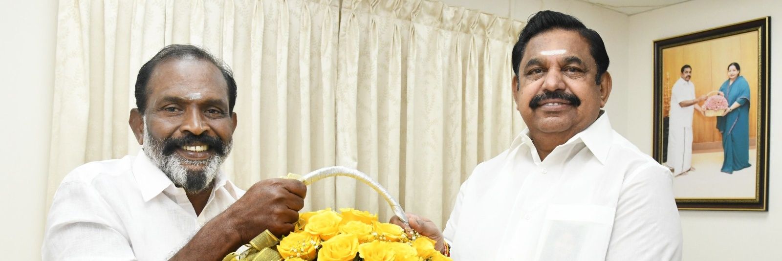 M Sekar thanjavur -Say No To Drugs &Dmk banner
