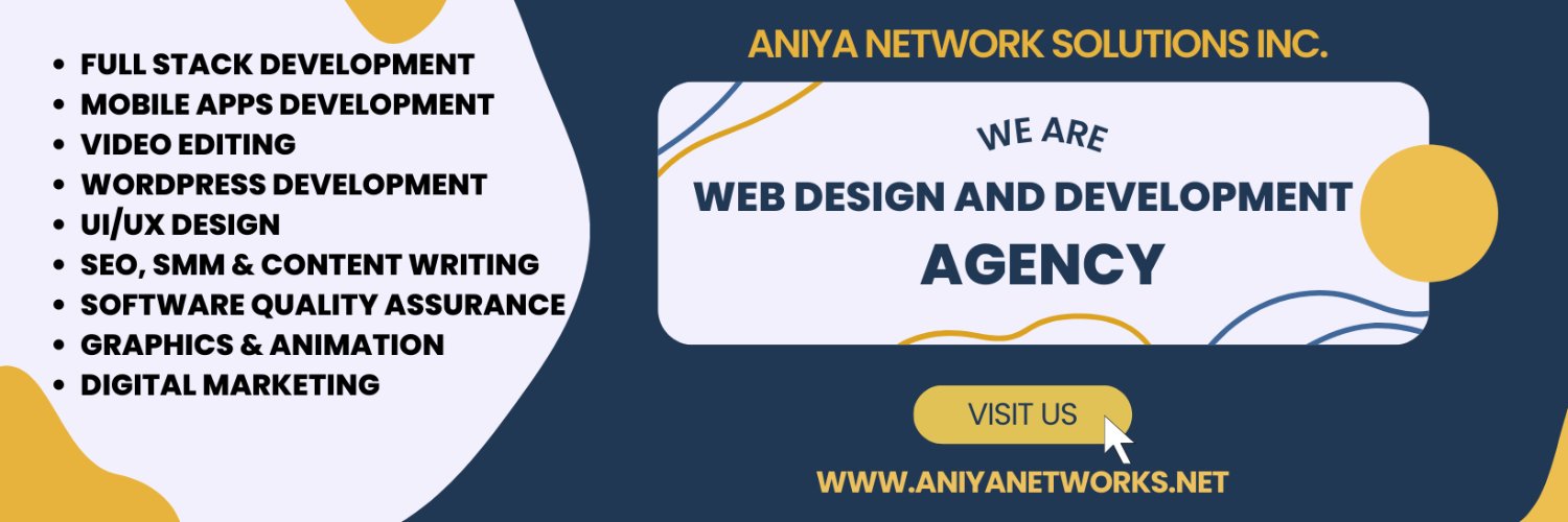 AniyaNetworks's profile banner image