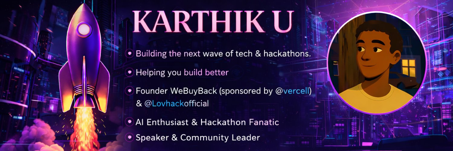 Karthik U banner