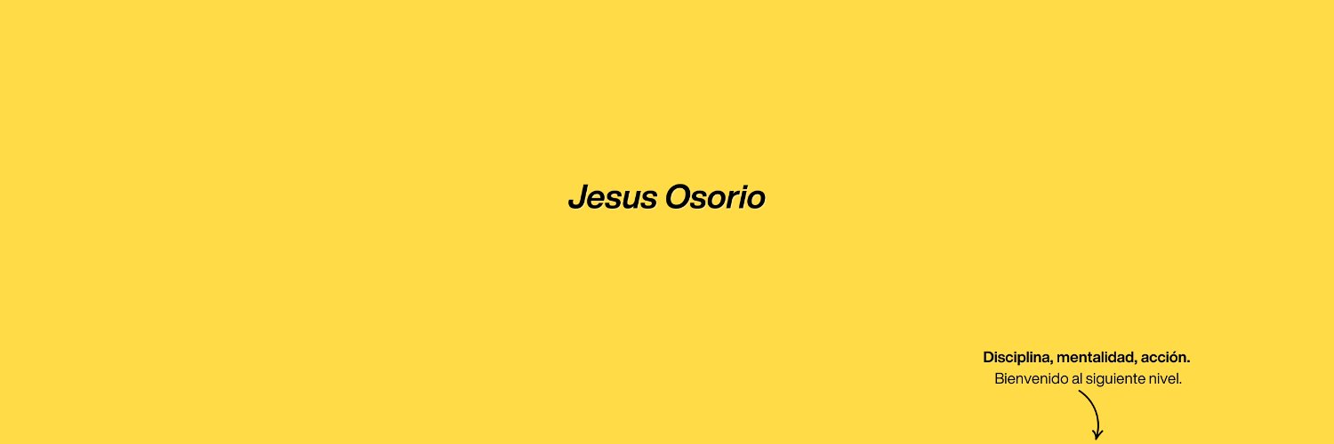 Jesús Osorio's banner
