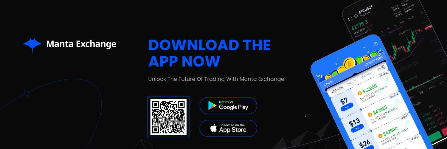 Manta Exchange Profile Banner