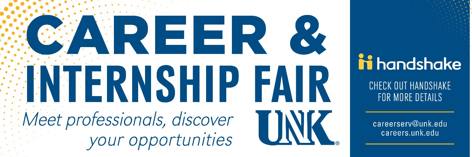 UNK Academic Advising & Career Development banner