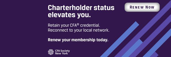 CFA Society New York Profile Banner