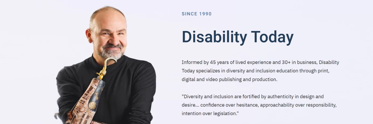 Disability Today banner