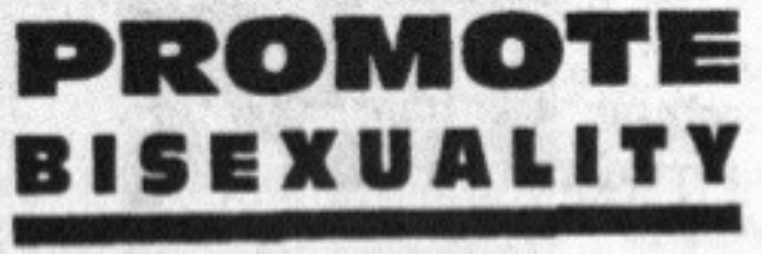 Bisexual History's banner